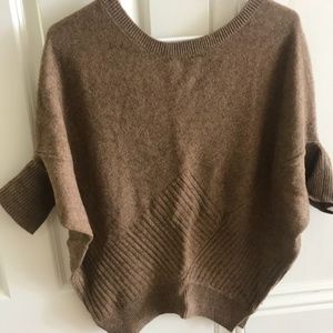 Vince Brown Camel Yak Wool Sweater